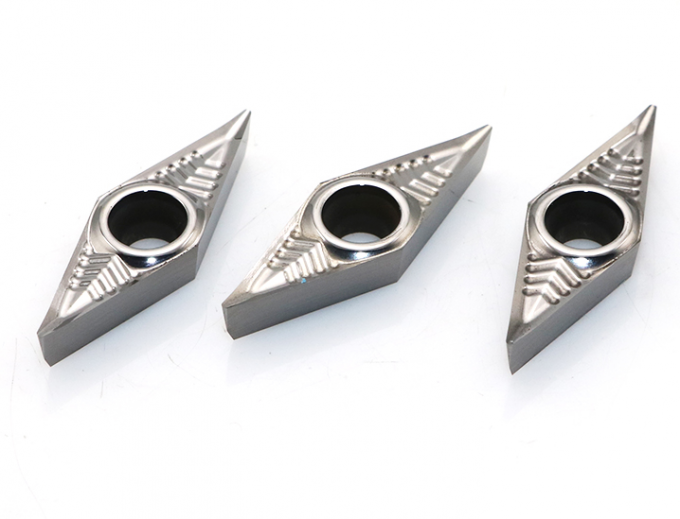 VCGT160404 Carbide Turning Inserts , High Finish Aluminum Turning Inserts