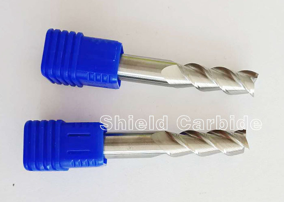 Square 3 Flute Carbide End Mill Cutter , 3mm-20mm Small Diameter End Mills