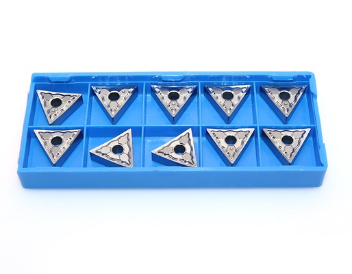 TNMG160404 Triangle Carbide Inserts , YD101 Grade Cnc Turning Tools Inserts