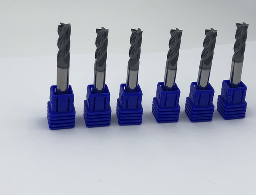 Square Solid Carbide End Mills High Hardness With 35 Degree Helix Angle