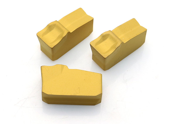 Carbide Parting And Grooving Inserts , Hard Steel Indexable Milling Inserts