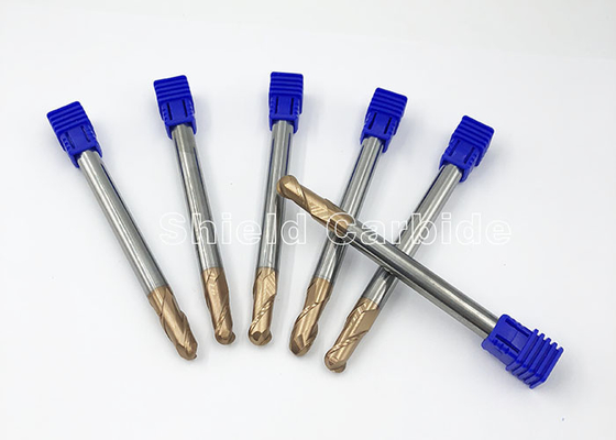 1-10mm 2 Flute Ball End Mill For Cutting All Kinds Of Materials HRC Less Than 65