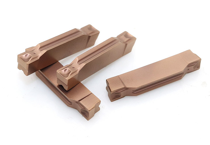 Carbide Parting And Grooving Inserts N123H20400GF For Turning / Face Grooving