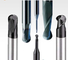 Straight Shank Solid Carbide Ball Nose End Mills PM-2BL-R1.0~R10.0 Nano TiAIN Coating