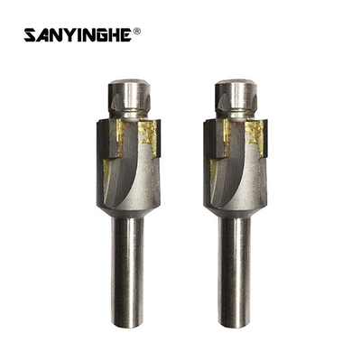Round Handle Milling Cutters End Mill Inlaid Alloy Countersink Hole Drill Bit