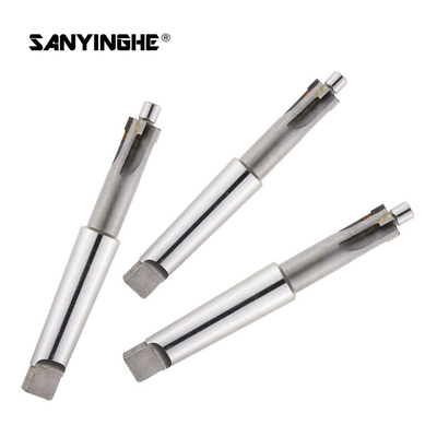 Alloy Inlaid Taper Shank End Mill Cutting Tools Countersunk Head Reduced Shank Carbide End Mill