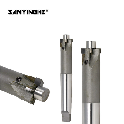 Movable Carbide Milling Cutter Taper Shank Countersunk Head Tungsten Steel Insert Round Hole