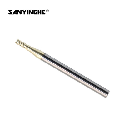 2 3 4 Flute Square Solid Carbide End Mill Flat Milling Cutter CNC Cutting Tool For Hard Steel Stainless Steel