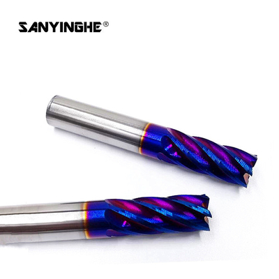 Solid Tungsten Carbide 4 Flute Square Endmill 12mm Flat Milling Cutter