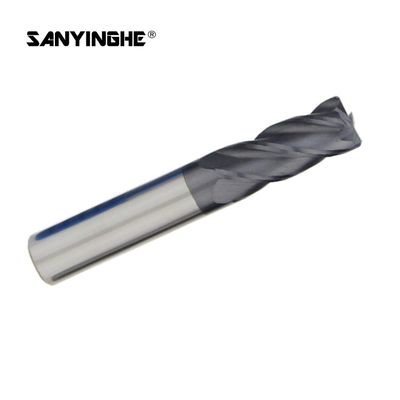 HRC55 Cnc End Mills Ball Nose 4 Flutes End Mill Solid Tungsten Carbide Milling Cutting Tool