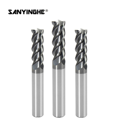 HRC55 Cnc End Mills Ball Nose 4 Flutes End Mill Solid Tungsten Carbide Milling Cutting Tool