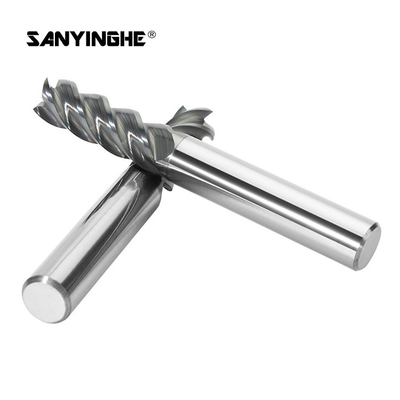 HRC55 Cnc End Mills Ball Nose 4 Flutes End Mill Solid Tungsten Carbide Milling Cutting Tool