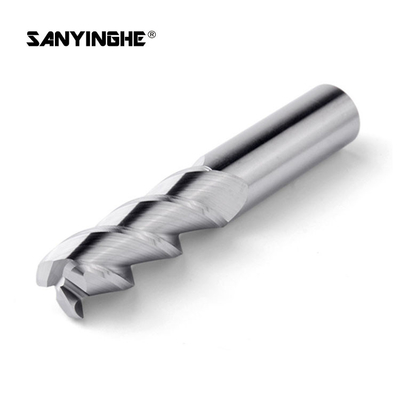 Corner Radius Aluminum End Mills Copper  3 Flute Carbide End Mills