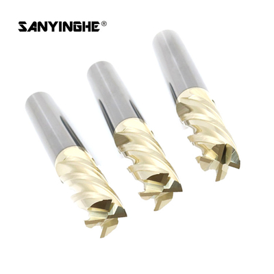 HRC63 4 Flute Solid Tungsten Carbide Square End Mill CNC Milling Machining Cutter