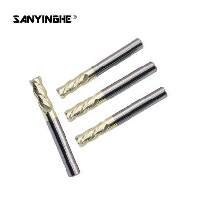 4 Flute Corner Radius Solid Carbide Taper End Mill For Stainless Steel