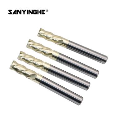 4 Flute Corner Radius Solid Carbide Taper End Mill For Stainless Steel