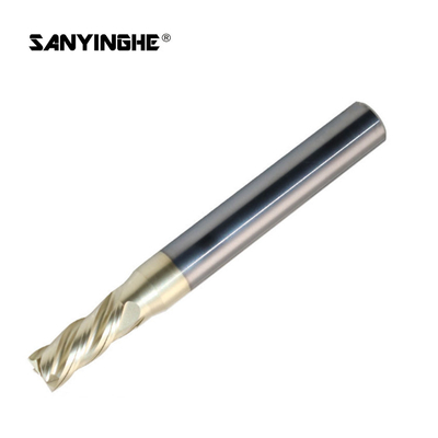 4 Flute Solid Carbide Flat End Mill CNC Milling Cutters