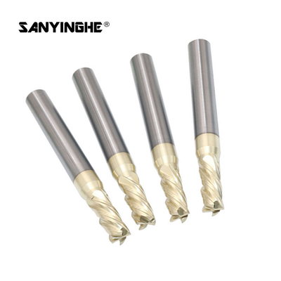 4 Flute Solid Carbide Flat End Mill CNC Milling Cutters