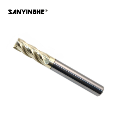 HRC63 Tungsten Carbide Milling Cutter 4 2 Flute End Mill Cnc Square Milling Cutter