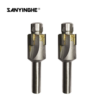 Round Carbide Milling Cutter Countersunk Head Alloy Inlaid Shank Milling Cutter