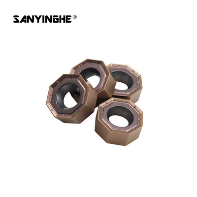 ONMU050505 Tungsten Carbide Milling Inserts For Stainless Steel Cast Iron Steel