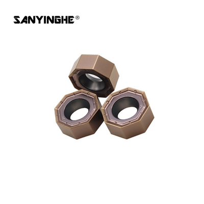 ONMU050505 Tungsten Carbide Milling Inserts For Stainless Steel Cast Iron Steel