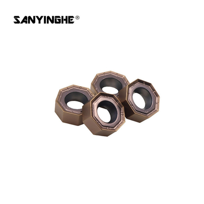 ONMU050505 Tungsten Carbide Milling Inserts For Stainless Steel Cast Iron Steel