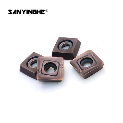 SOMT Carbide Milling Inserts SOMT12T308PEER-JH For Face Milling PVD Coating