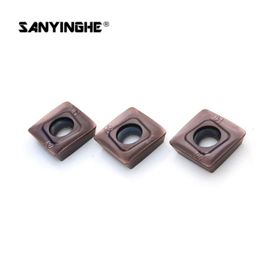 SOMT Carbide Milling Inserts SOMT12T308PEER-JH For Face Milling PVD Coating