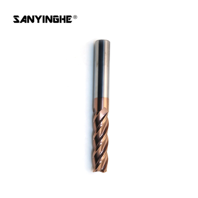 12mm Long Shank End Mill HRC55-60 4 Flutes CNC Milling Cutter  Flat Carbide