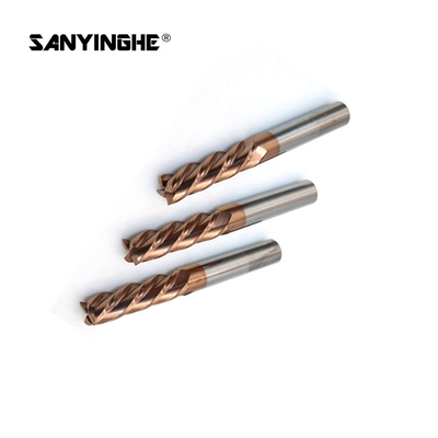 12mm Long Shank End Mill HRC55-60 4 Flutes CNC Milling Cutter  Flat Carbide