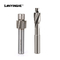 Helical Carbide Milling Cutter Steel Countersunk Head Guide Column Drill Silver