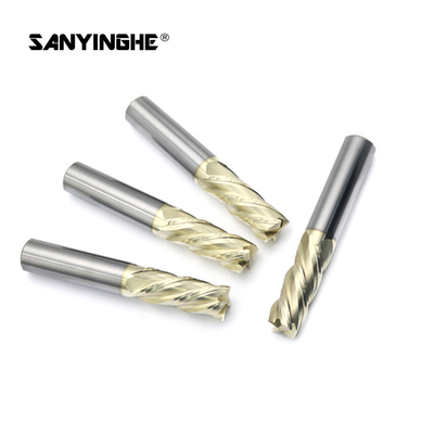 Solid Tungsten Carbide 4 Flute Square Endmill 12mm Flat Milling Cutter