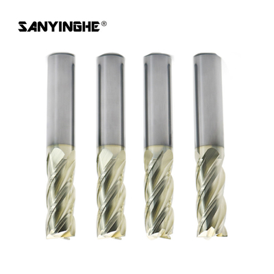 Solid Tungsten Carbide 4 Flute Square Endmill 12mm Flat Milling Cutter