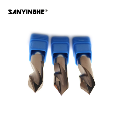 Customize 60 / 90 Degree Solid Carbide End Mills D6X15X50X2T External Chamfer End Mill CNC Machine