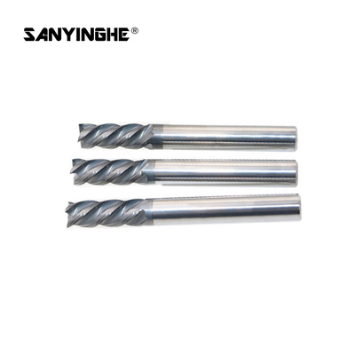 4mm Solid Carbide End Mills  50Lx4F Ball Nose Milling Cutter HRC45 HRC55 HRC60 HRC65