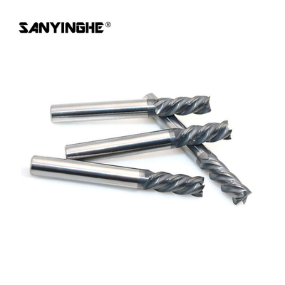 4mm Solid Carbide End Mills  50Lx4F Ball Nose Milling Cutter HRC45 HRC55 HRC60 HRC65