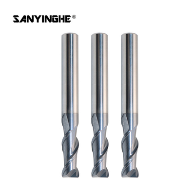 2 Flute High Speed Carbide End Mills HRC65 8mm Milling Cutter For Stainless Steel