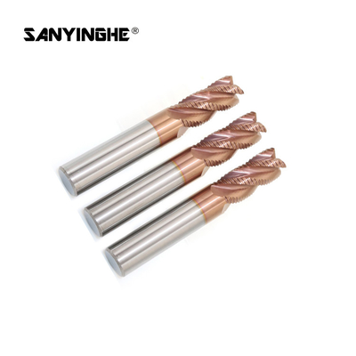 4 Flutes Flat CNC Carbide Roughing End Mills HRC45 55 60 65 Hard Milling Cutter Tool