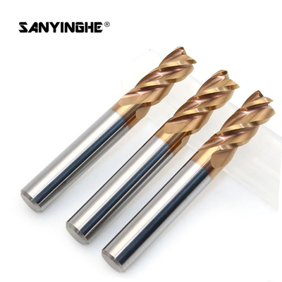 Flat CNC Carbide Square End Mill Milling Cutter 20mm For Stainless Steel