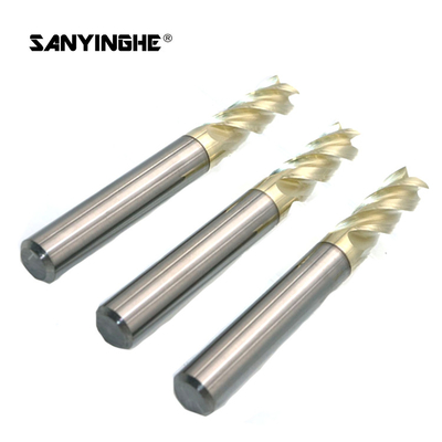 HRC63 Tungsten Carbide End Mill 2 3 4 Flute CNC Machine Tool